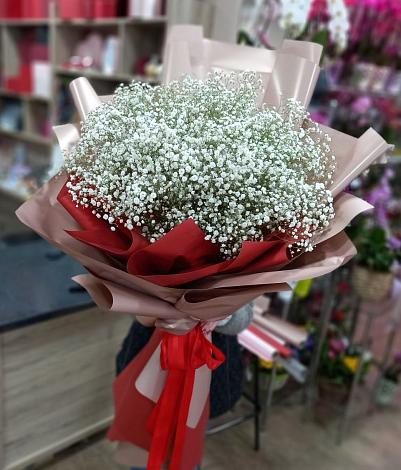 Букет цветов из: Гипсофила в Демянске